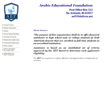 Tablet Screenshot of aef-ri.org